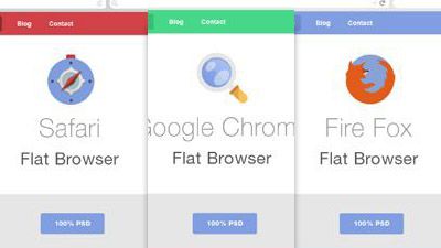 Flat browser